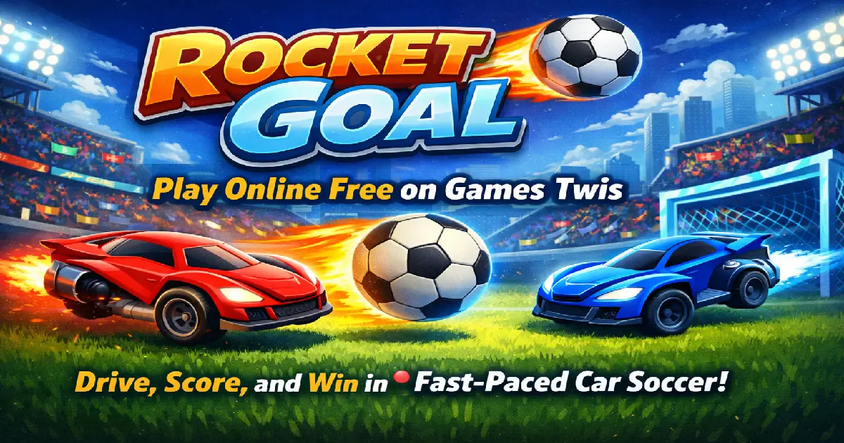 Rocket Goal – Play Online Free car soccer game screenshot