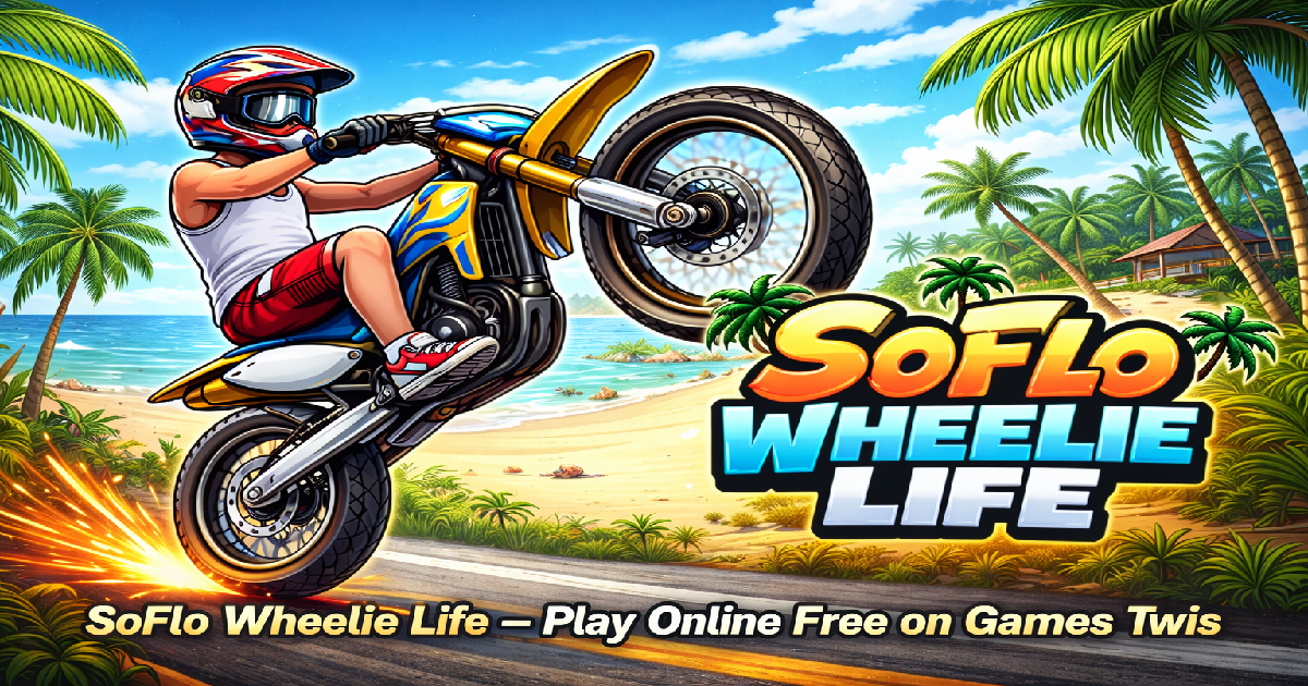 Soflo Wheelie Life – Play Online Free on Games Twis gameplay banner