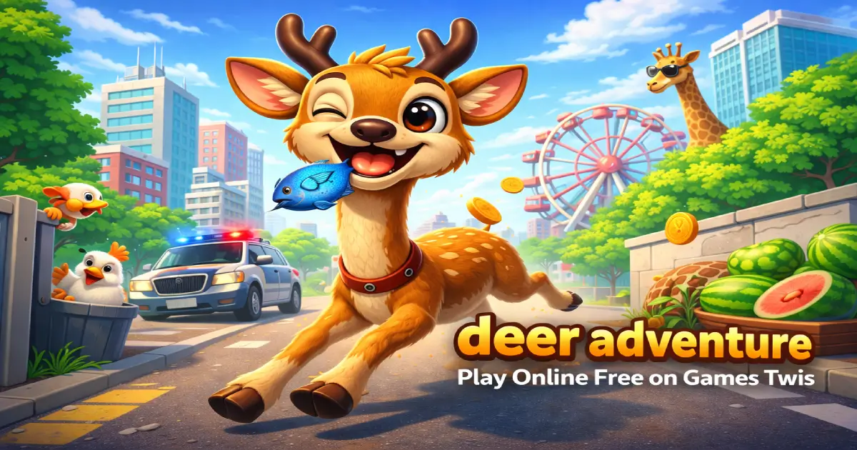 deer adventure - Play Online Free on Games Twis 3D sandbox game