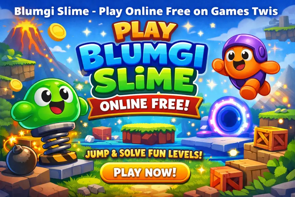 Blumgi Slime gameplay showing slime jumping puzzle levels