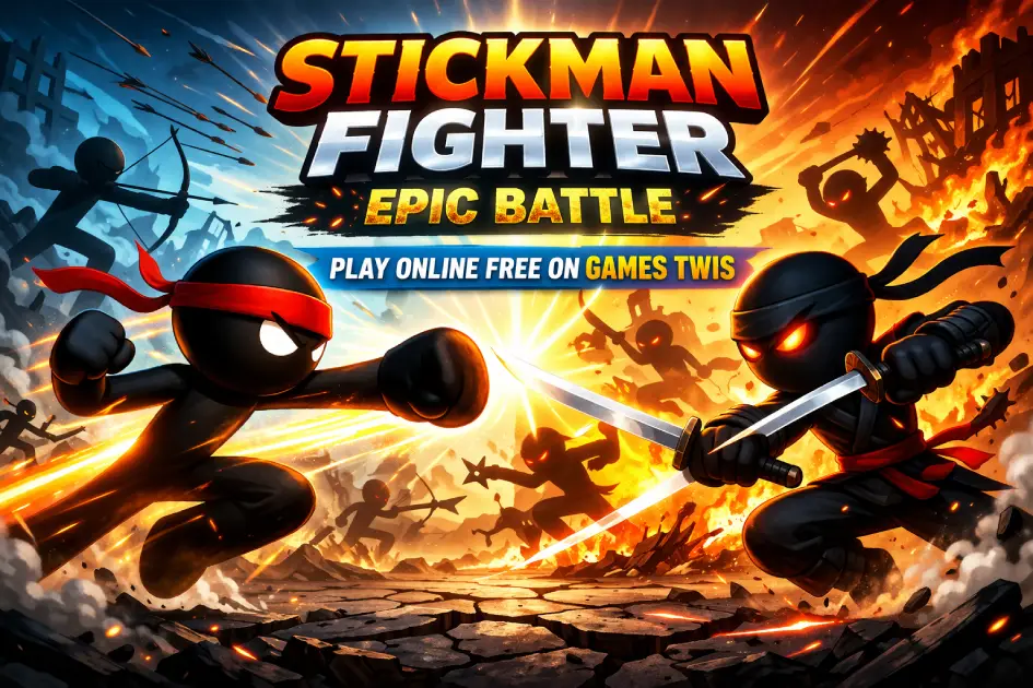 Stickman Fighter: Epic Battle gameplay - play online free stickman fighting game